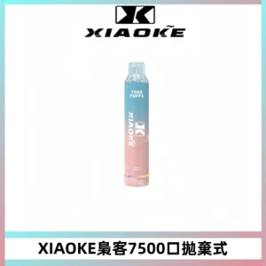 XIAOKE梟客7500Puffs跑馬燈拋棄式電子煙 可發光一次性